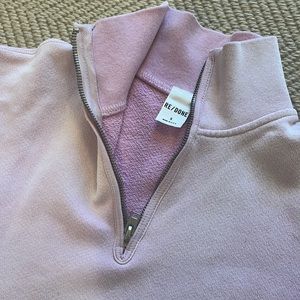 Re/Done Light Purple Zip Up Size Small Sweatshirt